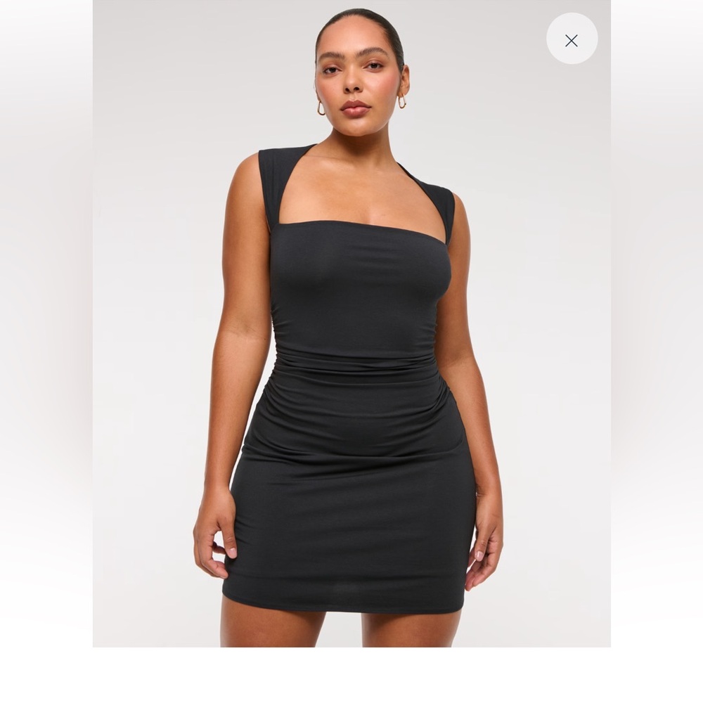 Abercrombie & Fitch Ava Mini Dress size small, black NWT